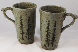 14 oz Tall car tray mug, Gray