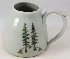 12oz Travel Mug, Stony White